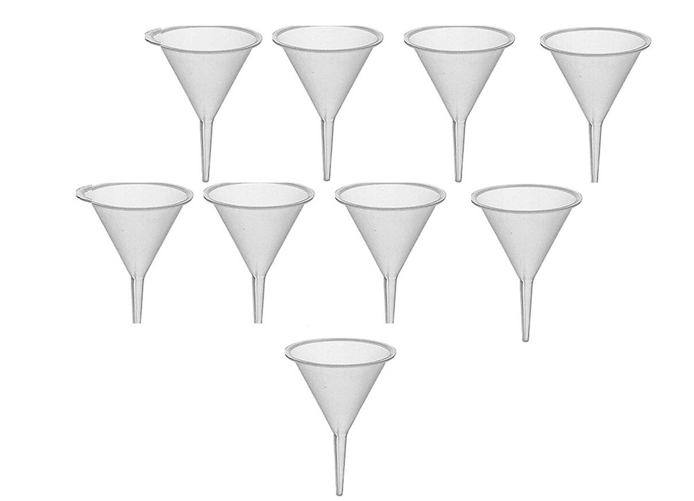 9 sturdy, small funnels