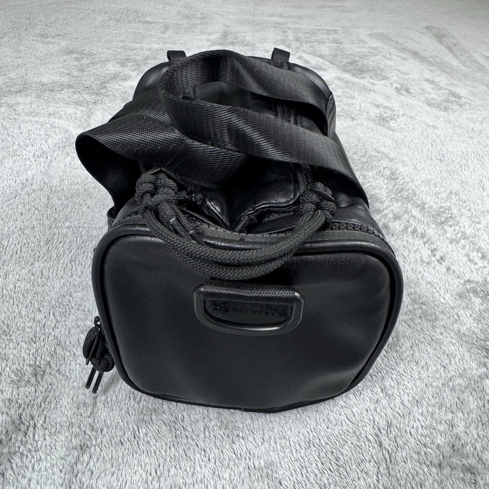 Fabletics Mini Duffel Gym Bag Black with Zipper Workout