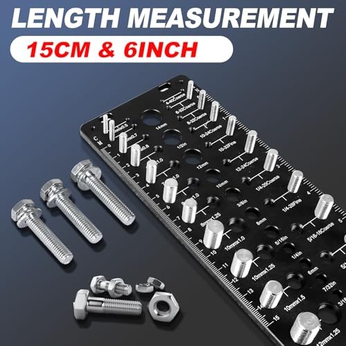 Thread Checker, 32 Nut and Bolt Thread Checker, Bolt Size and Thread Gauge