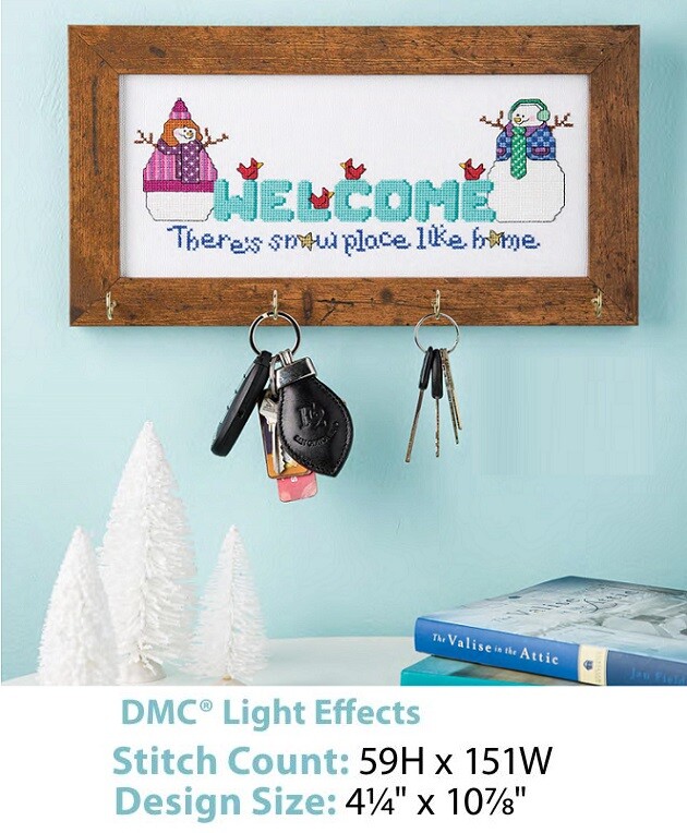SNOW WELCOME  CROSS STITCH PATTERN ONLY   YD   REV