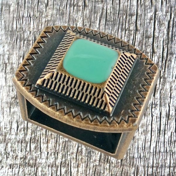 Turquoise San Marcos Buckle Set CON405-D