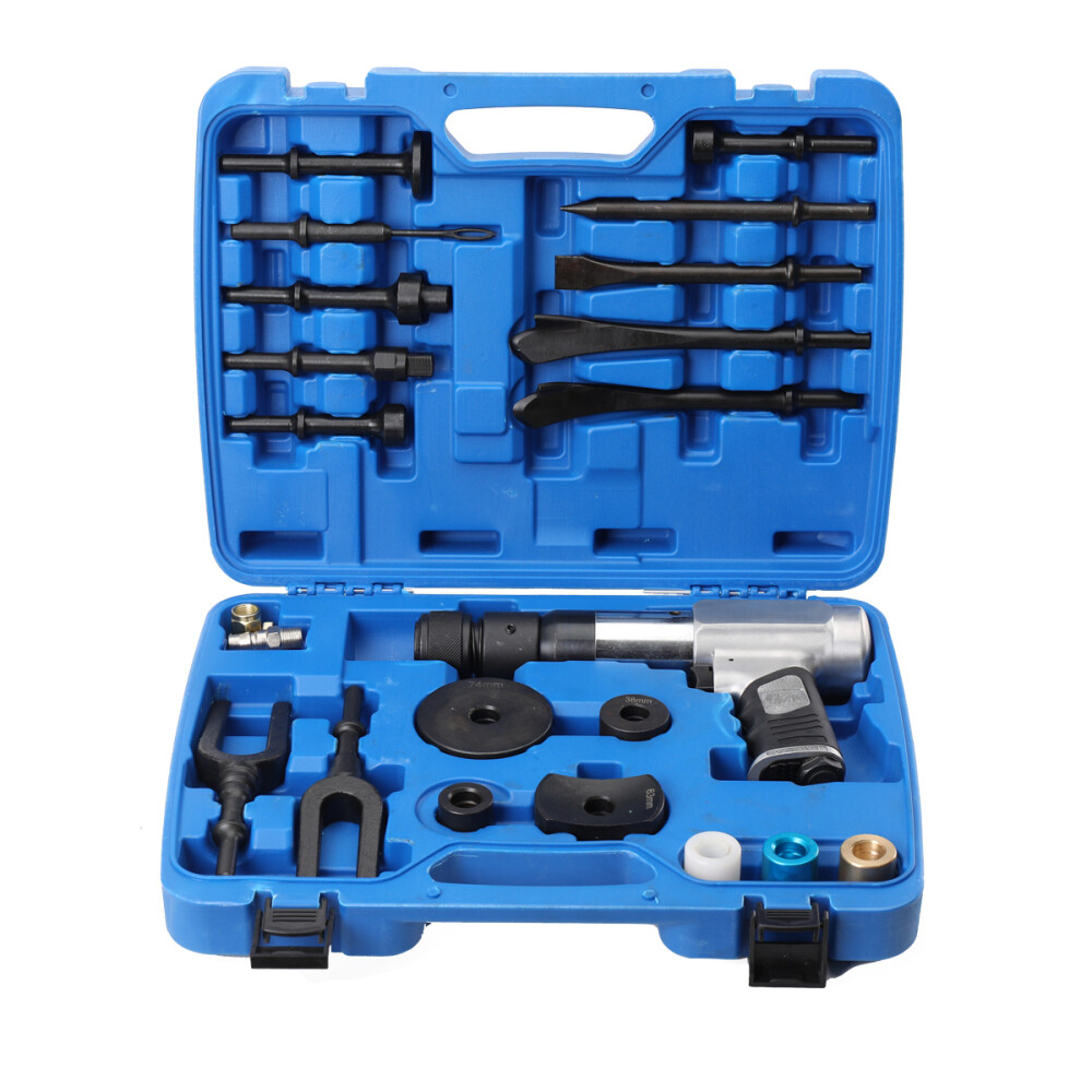 Multi-functional Air Hammer Tool Set With Case Pneumatic Hammer Piece Chisel Kit