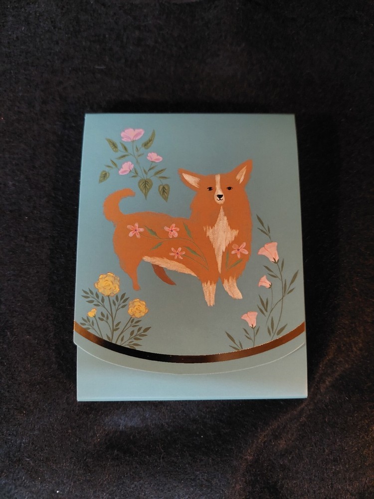 4 Small Dog & Floral Notepads