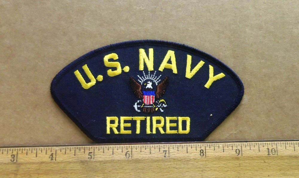 U.S. Navy Retired Embroidered Patch