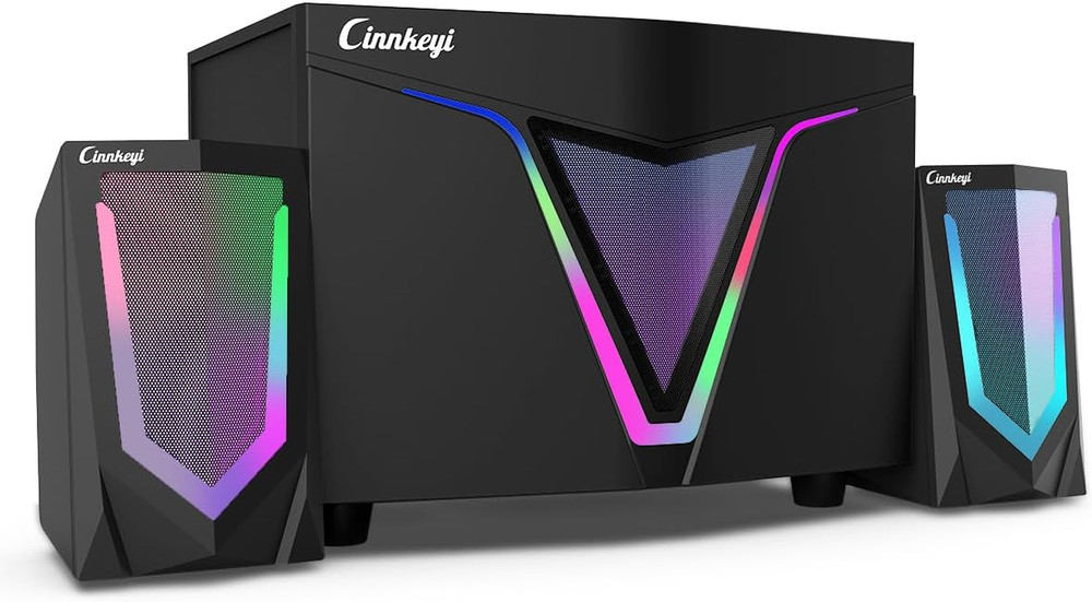 2.1 Usb-Powered Computer Speaker with Subwoofer,Pc Speakers with Subwoofer-Dual