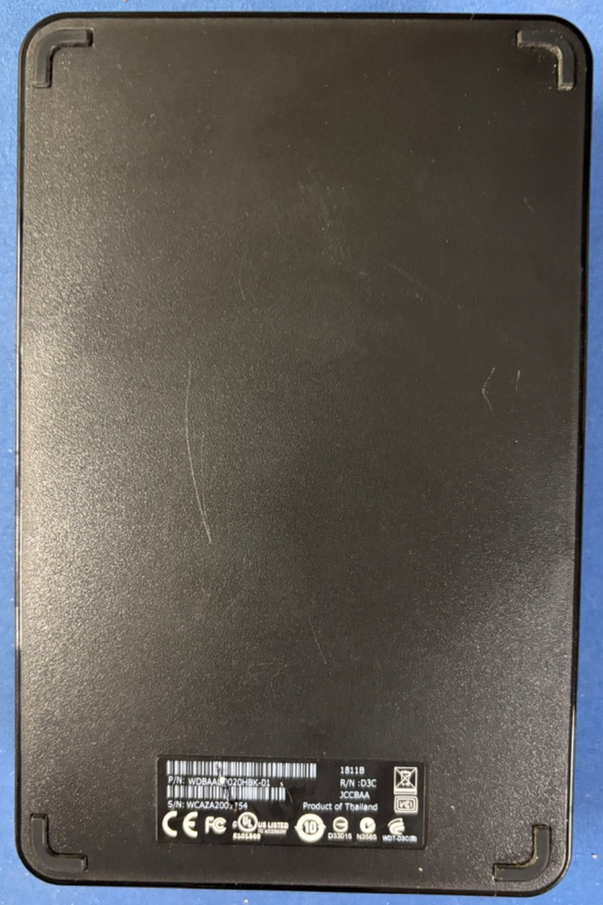 Western Digital WD USB 2TB Black / Tested
