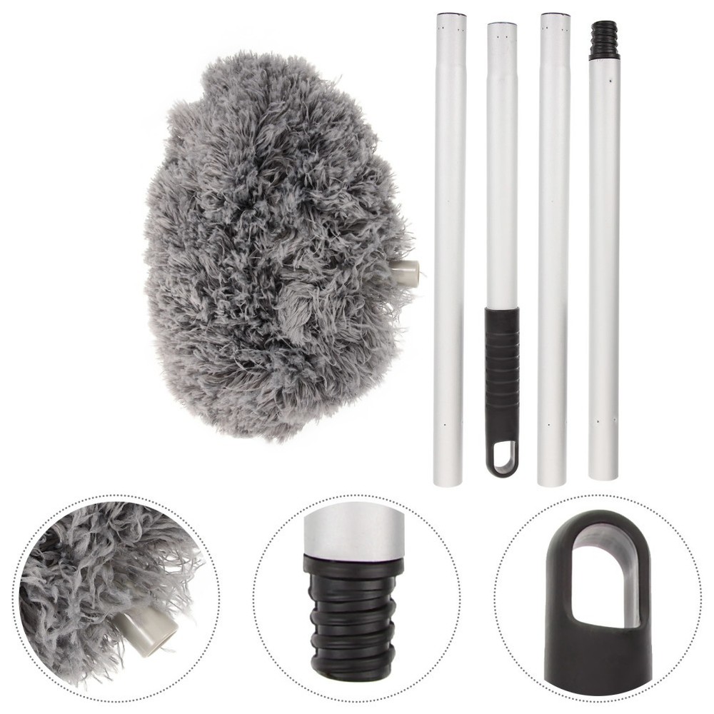 Ceiling Fan Extendable Duster Cobweb Duster with Extension Pole for Cleaning