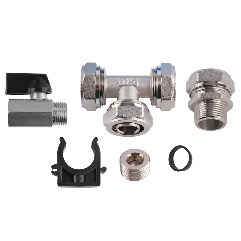 Air Compressor Piping System 100ft Flexible Line Kit with Installation Tools