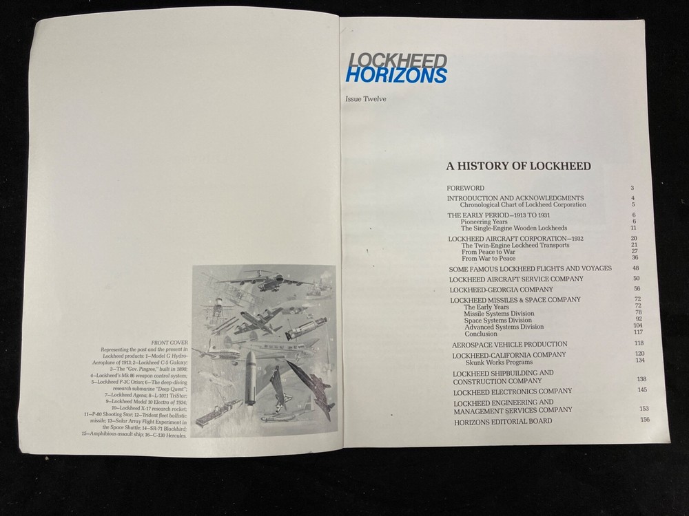 1983 LOCKHEED HORIZONS MAGAZINE, ISSUE TWELVE