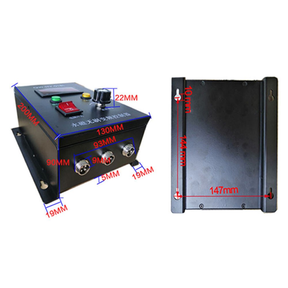 1000W DC Brushless Motor Variable Speed Controller Planetary Gearbox Reducer