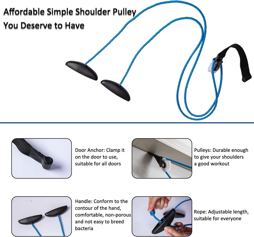 Shoulder Pulley Over The Door Physical Therapy System