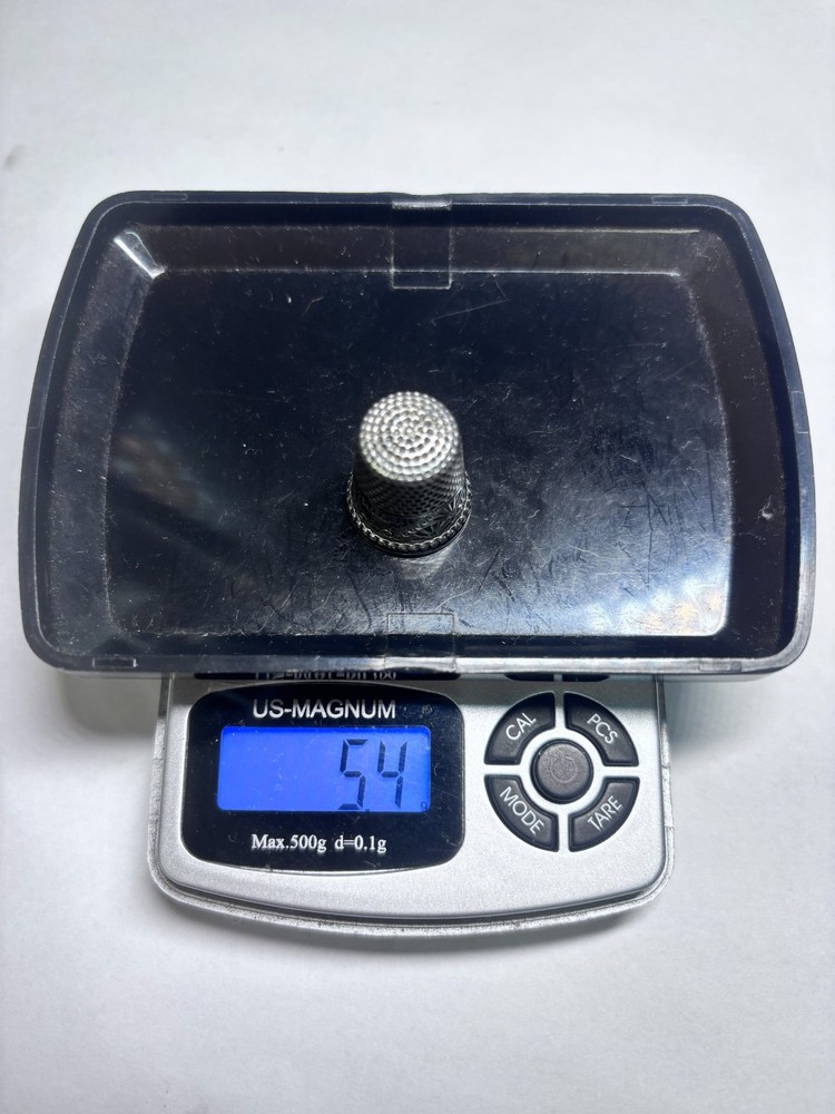 Vintage Sterling Silver Thimble 5.4g