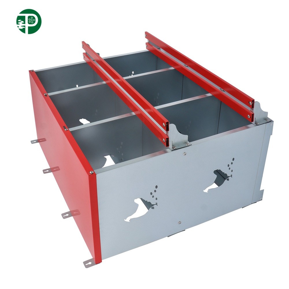 Galvanized Steel 6 Compartment Nesting Boxes for Chickens Chicken Laying Boxes