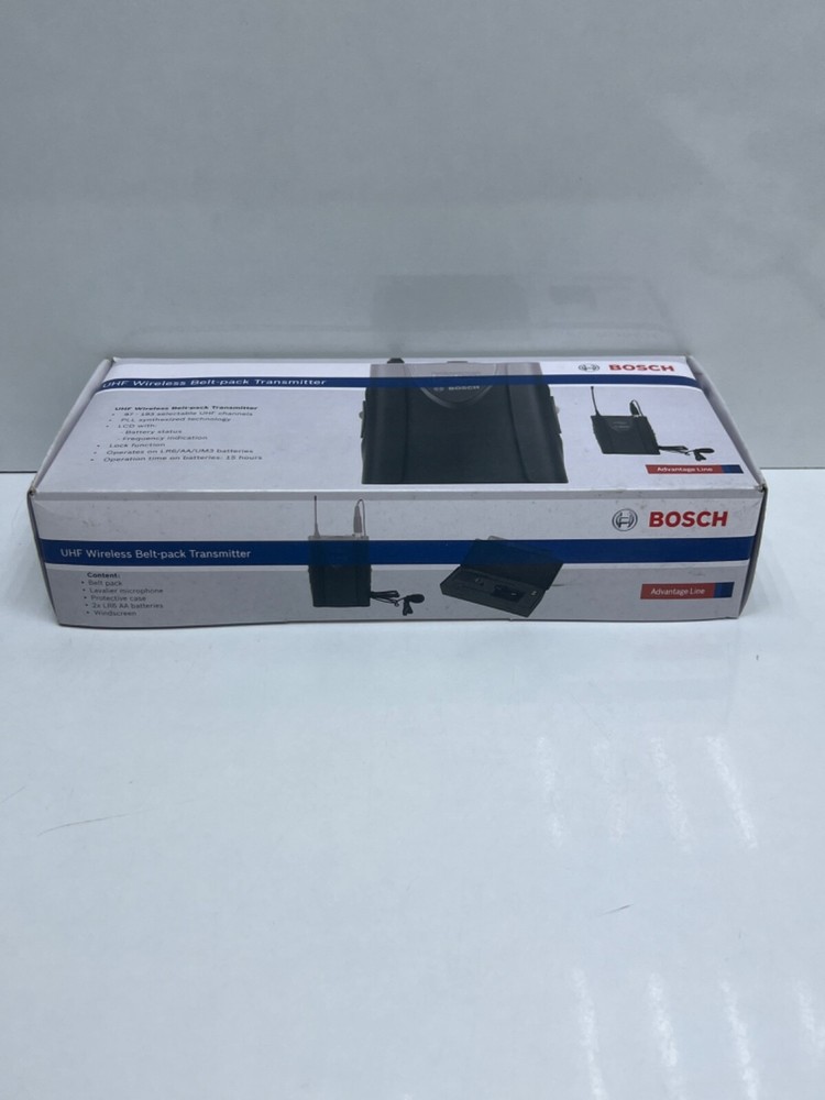 BOSCH MW1-LTX-F5 UHF WIRELESS BELT-PACK TRANSMITTER
