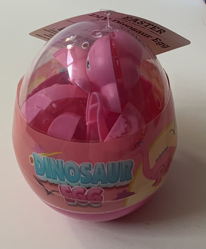 Easter DIY Dinosaur Egg Pink