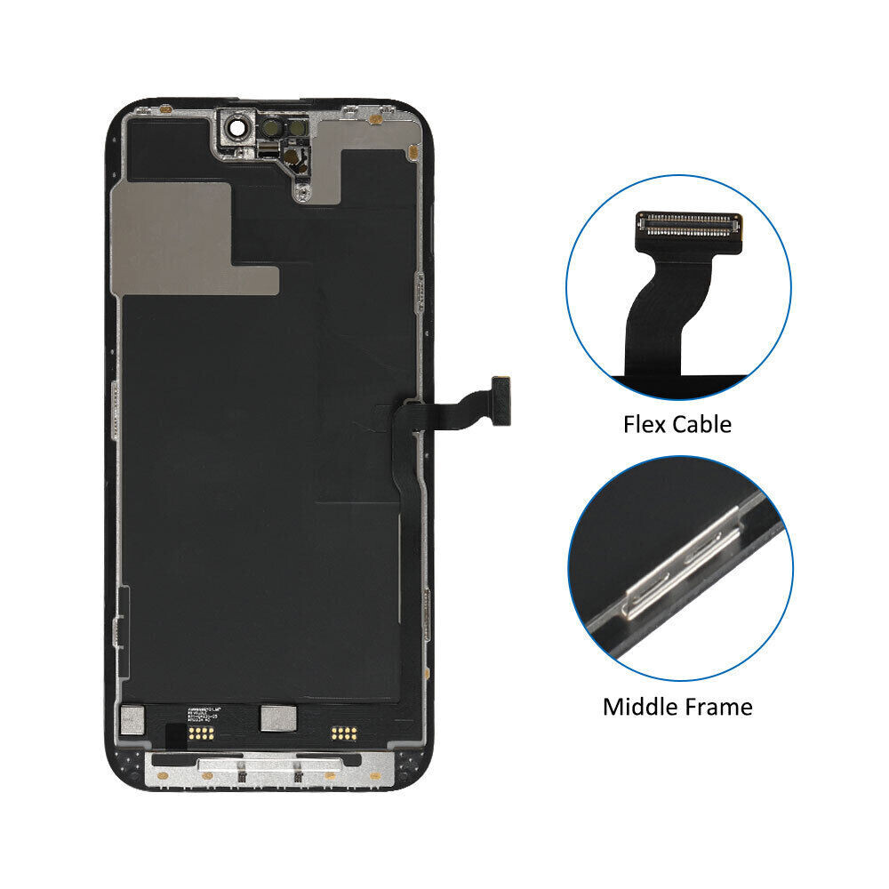 For iPhone 14 Pro Max 6.7" Soft OLED Display Touch Screen Digitizer Replacement