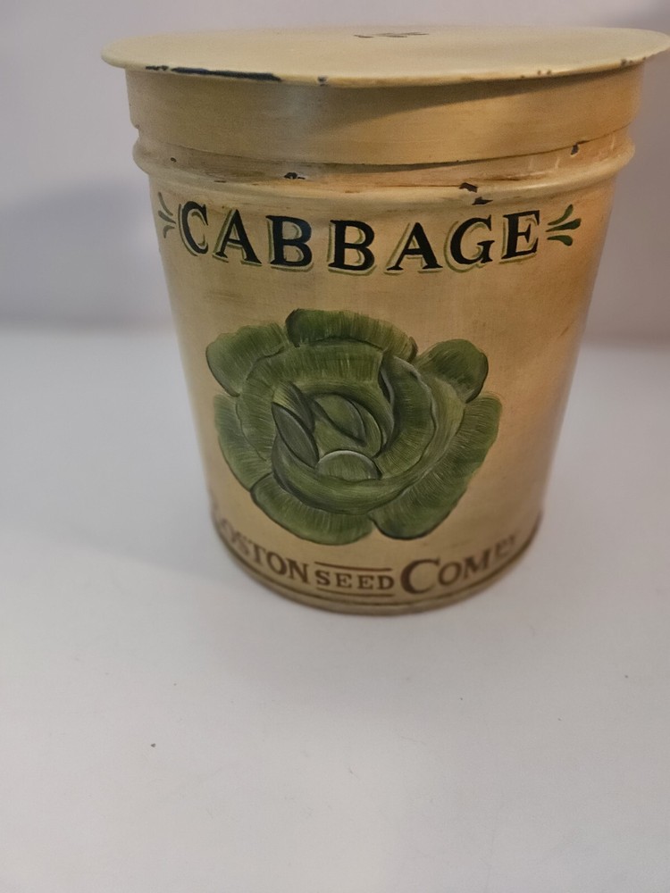 Boston Seed Compy Cabbage Metal Can India