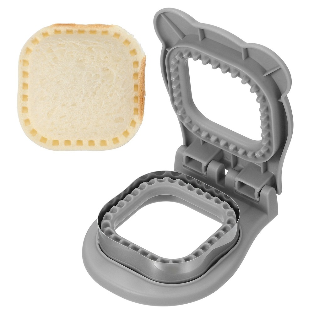 Crustless Sandwich Cutter, Square Shape(Gray)