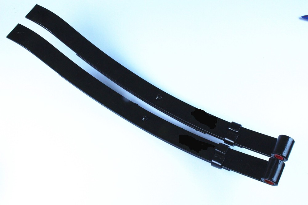 (2)Utility or Boat Trailer Slipper Leaf Springs 24 1/2" 4 Leaf 4000lbs Capacity