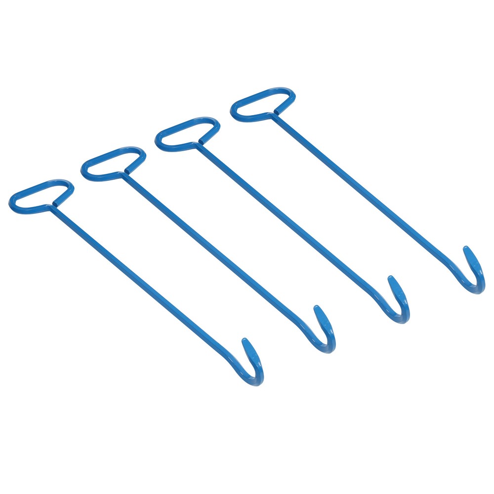 4pc Manhole Cover Hook Tool Versatile Lifting Hooks Tool Hook 76.2cm/30in