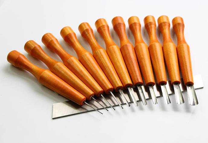 20pcs basic wood engraving carving tool set for printmaking