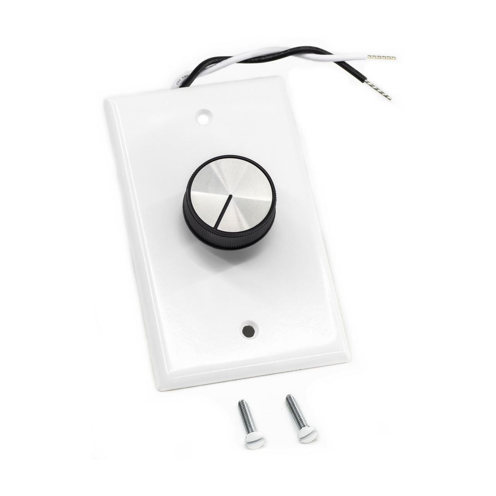 Wall Mounted Fireplace Blower Rheostat Variable Speed Controller w/ Cover Plate