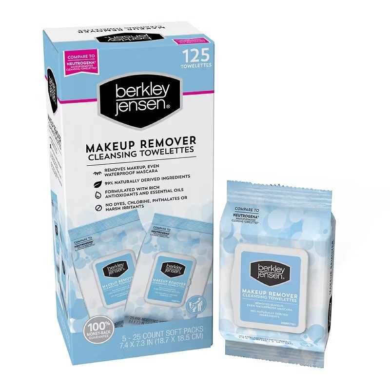 Berkley Jensen Makeup Remover Wipes, 125 ct