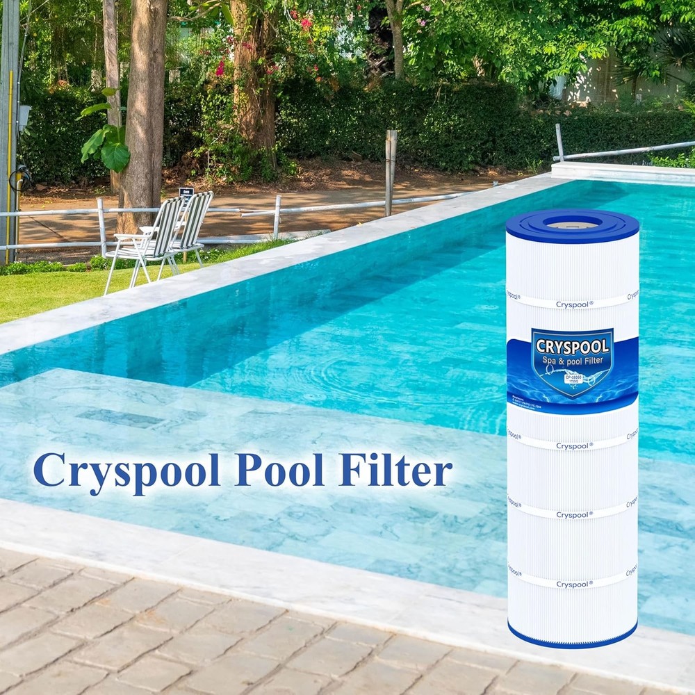 Cryspool CP-08060 White 175 sq. ft Pool Filter Cartridge