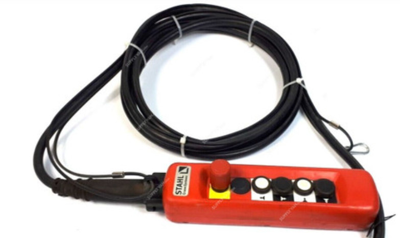STH-1202-021, IP65, Stahl Crane Pendant Controller / 20ft drop & strain relief