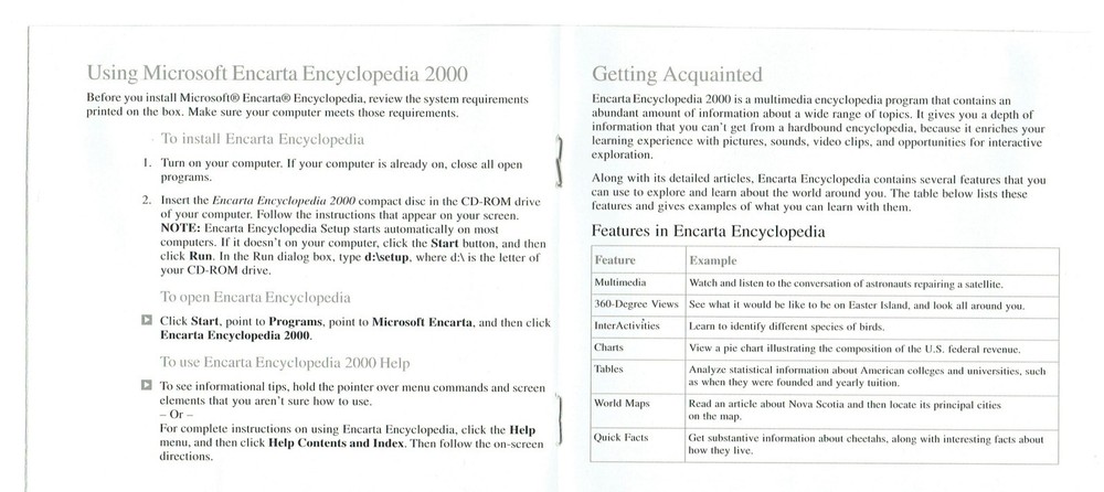 PC Software Early Programs (Variety)