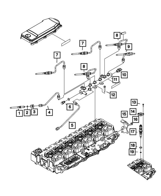 Genuine Mopar Fuel Transfer Tube 68005436AA