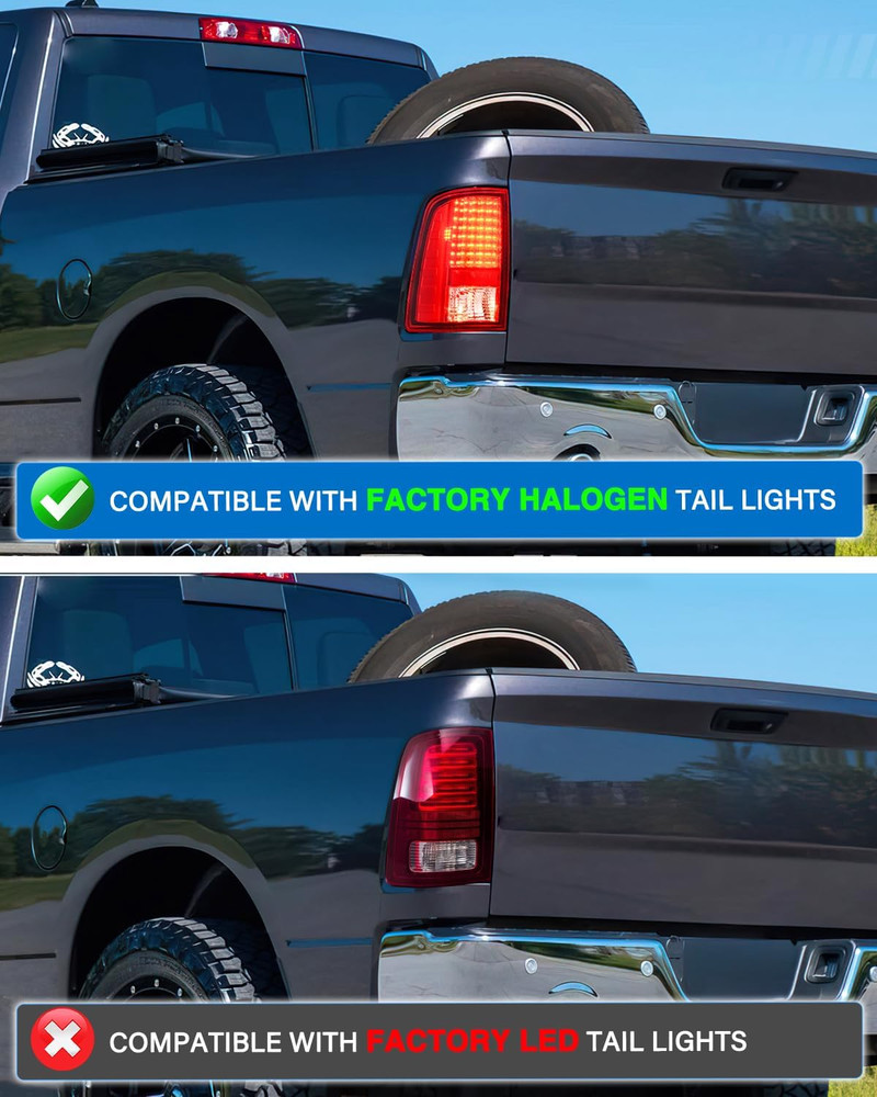 Taillight Assembly Compatible with 2009 2010 2011 2012 2013 2014 2015 2016 2017