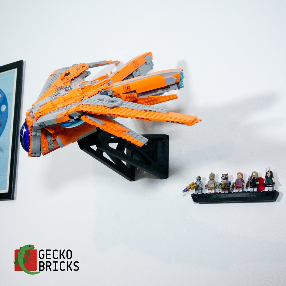 Wall mount display for Lego 76193 Guardians Ship