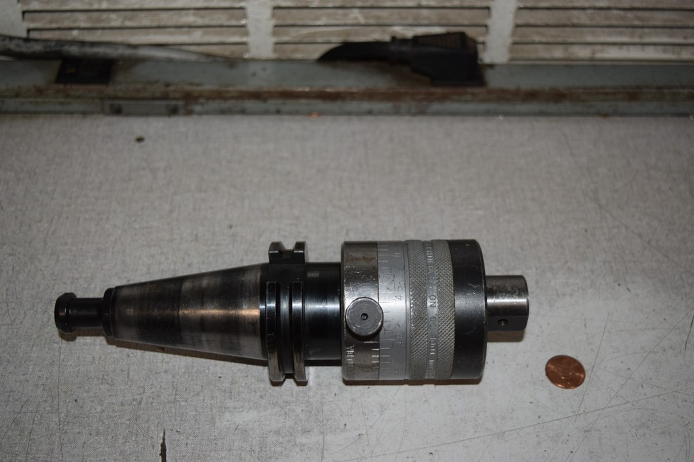 Erickson Tool No. 50 Tenthset  Boring Head CAT40 Tool Holder
