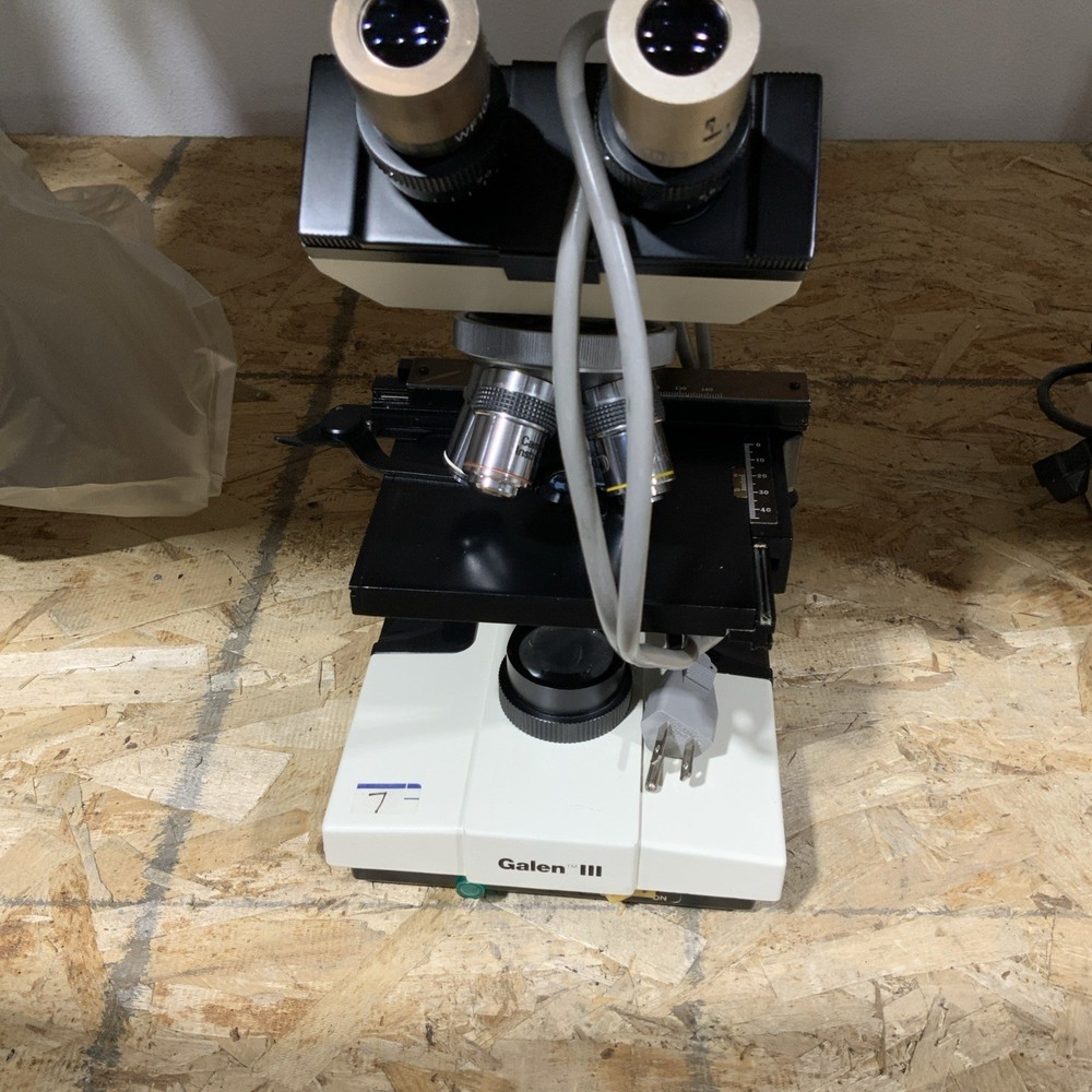 Cambridge Instruments Galen III Professional Compound Microscope WORKS