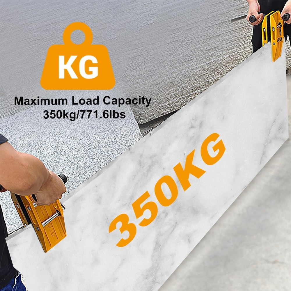 Granite Carrying Clamps, Stone Panel Carrier Double Handed Lifting Tool US