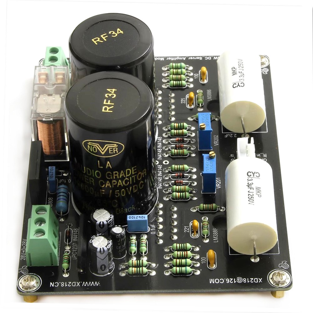 1pc LM3886 2x68W DC Servo Current Dynamic Feedback Power Amplifier Board