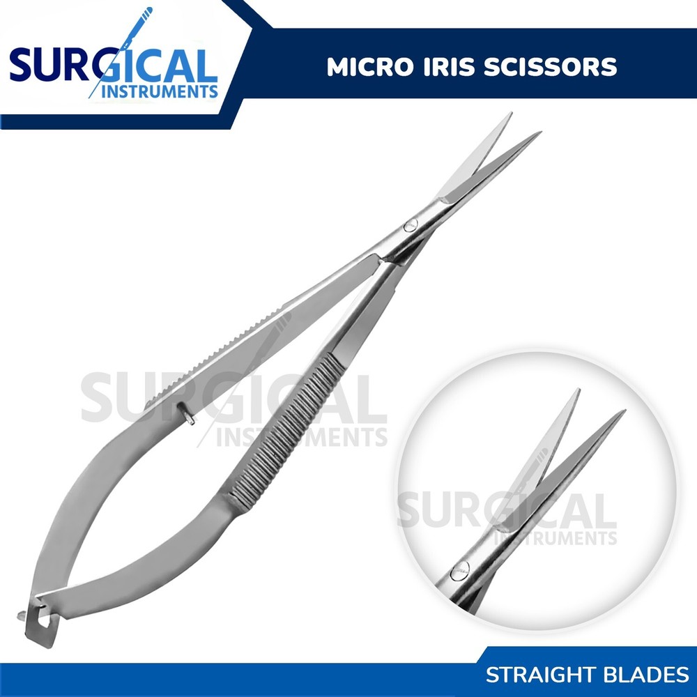 Micro Iris Scissors Sharp/Straight Ophthalmic & Lab Instruments German Grade