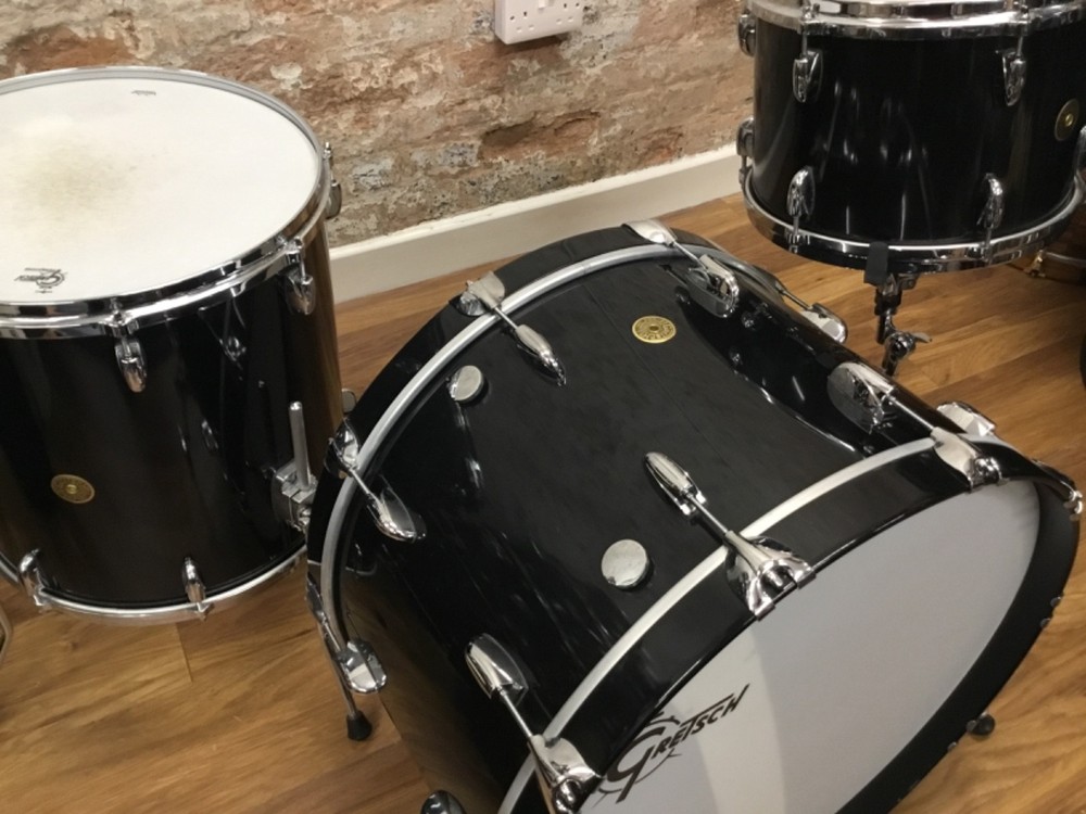 Gretsch USA Custom Shell Pack - Gloss Black - 24"13"16"- 2013