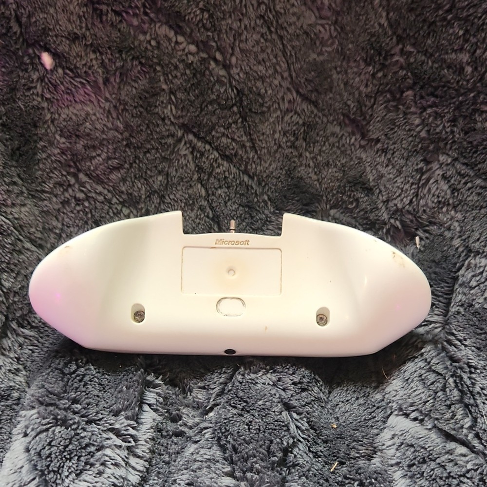Microsoft Xbox 360 Chatpad Gaming Keypad Controller Attachment White Gray