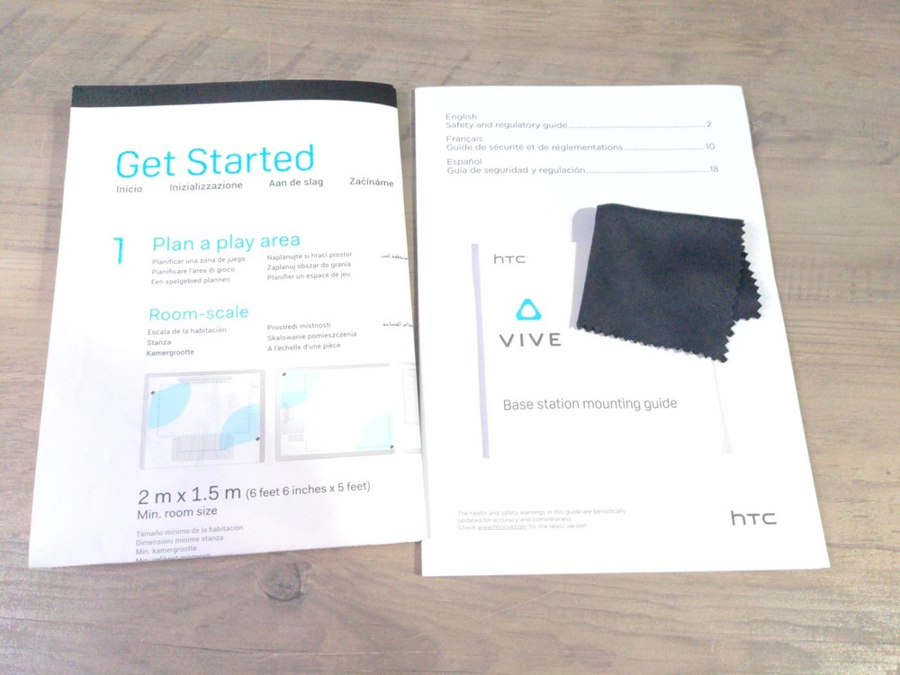 HTC Vive Virtual Reality VR Headset Only - No Cords - Headset Replacement ONLY