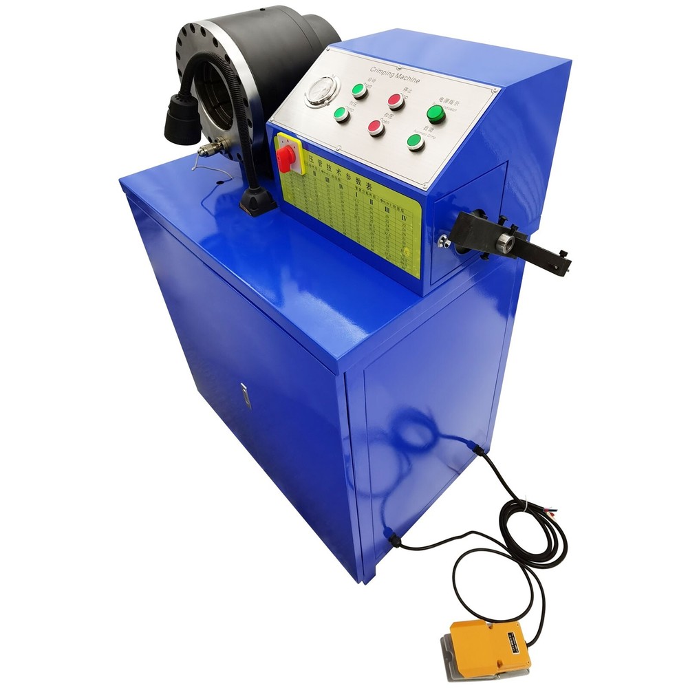 220V 3PH 0.24-3.0" Hose Crimping Machine + 0.24-2" Hose Peeling Machine