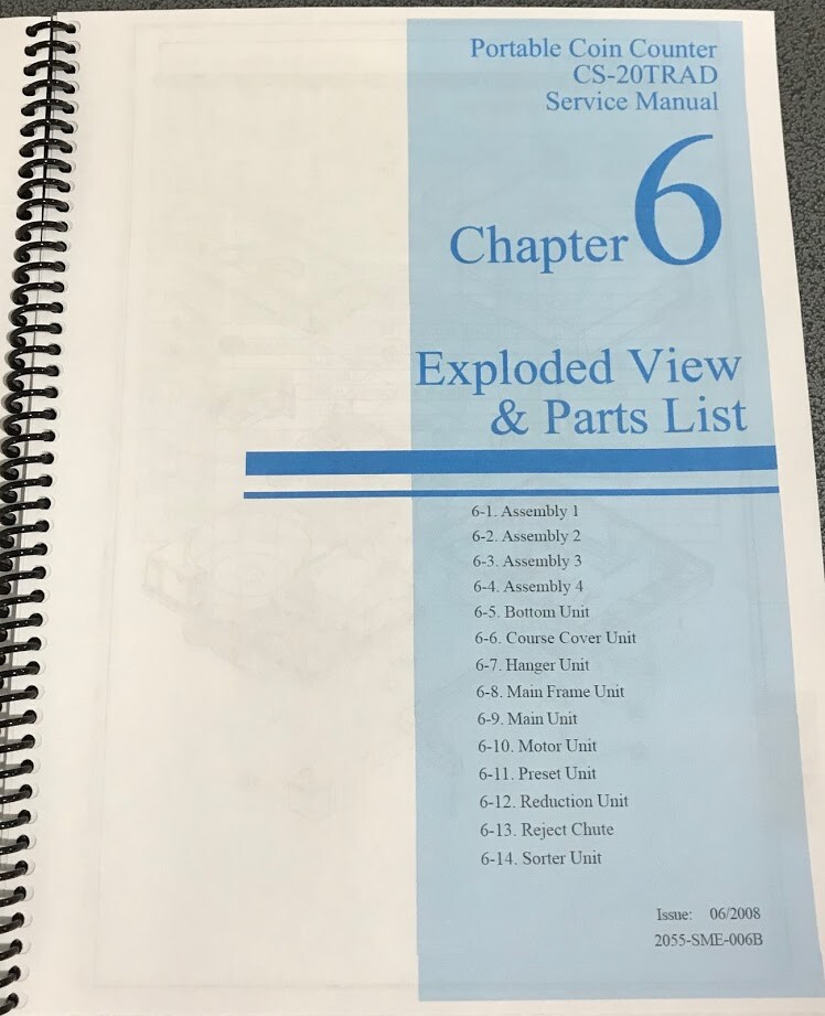 Manual Operators Parts for JCM Coin Ace CS-20