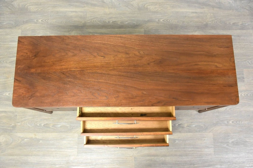 Refinished Broyhill Saga Walnut Credenza