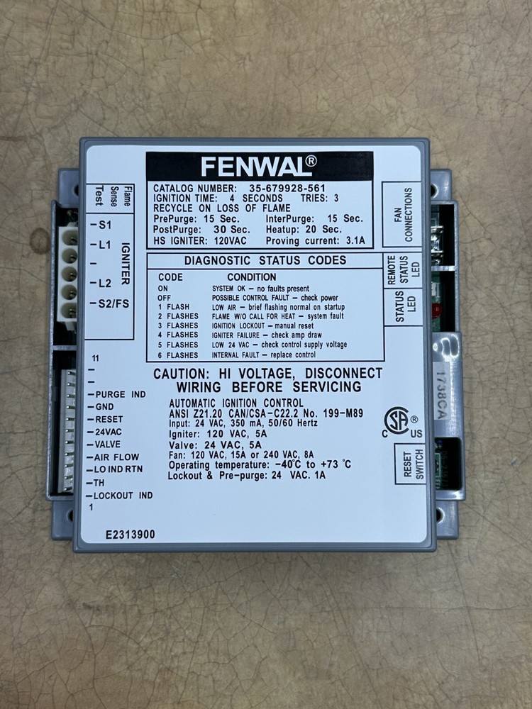 RE2313900 | Laars Ignition Control and Harness