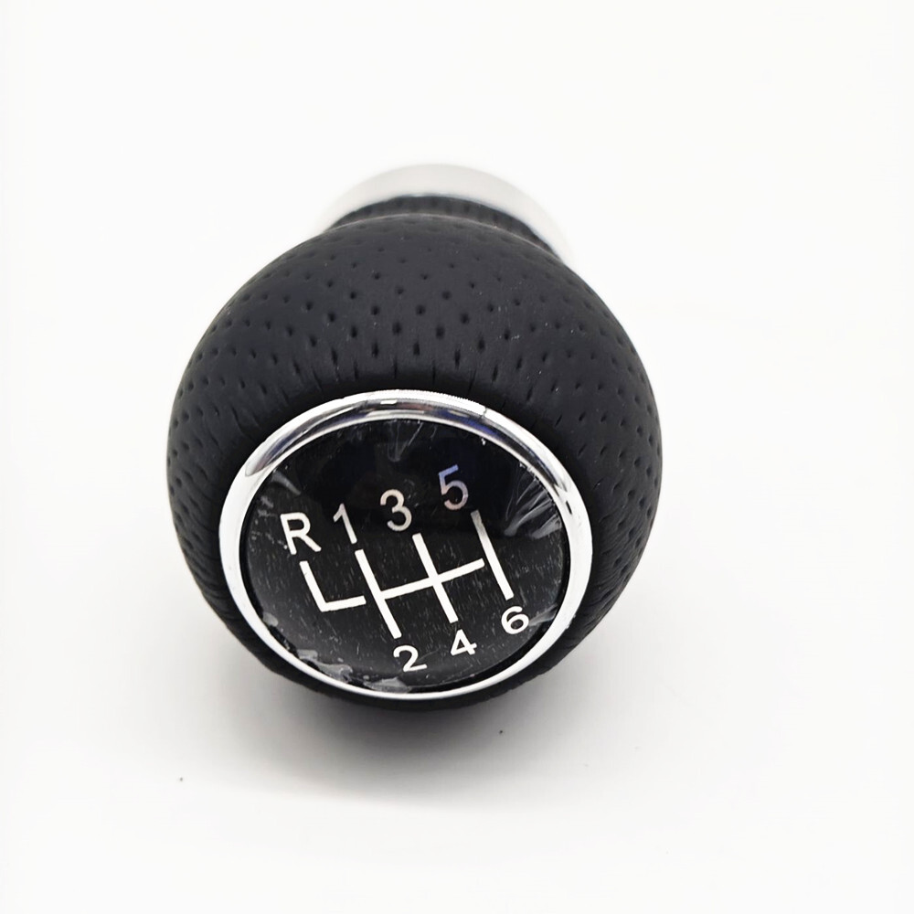 6 Speed Gear Shift Knob Manual Car Gear Stick Shift Headle Protector PU Leather
