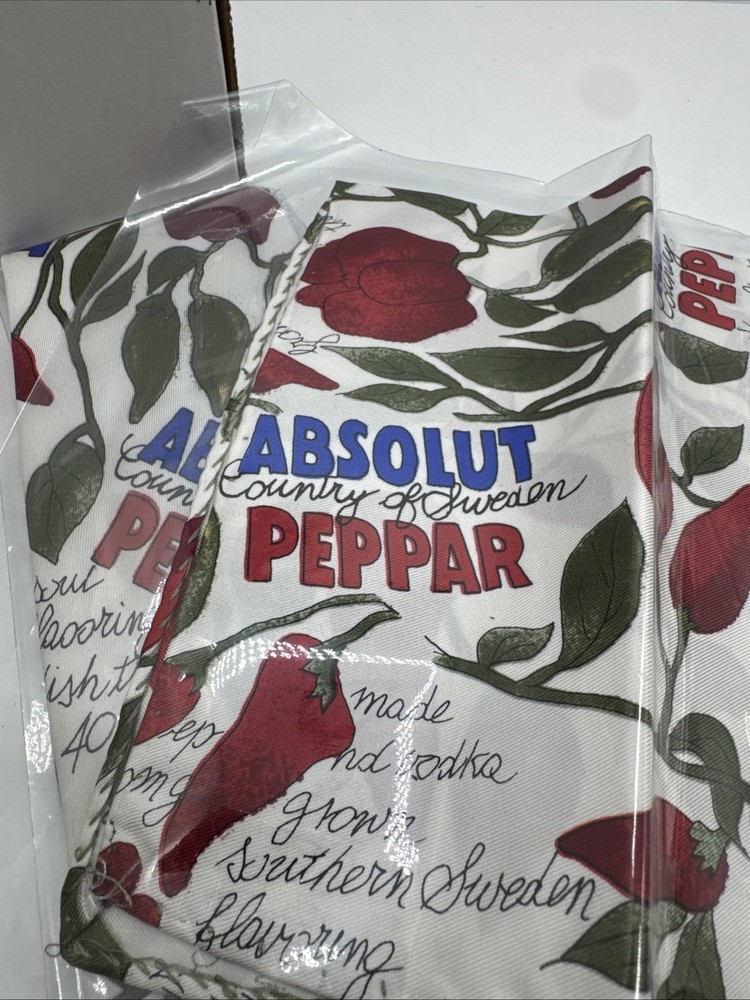 Rare Absolut Vodka Patricia Paczynski Silk Tie