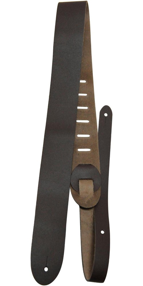 Perri's 2" Basic Leather Guitar Strap Brown
