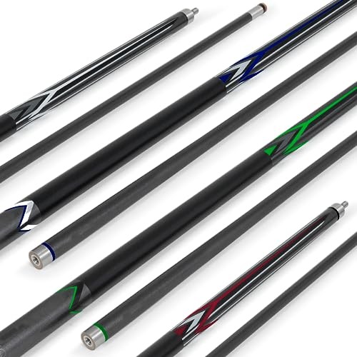 Masterton Billiard Cue 4 Pack - Includes Four 2-Piece 58" Billiard Cues with