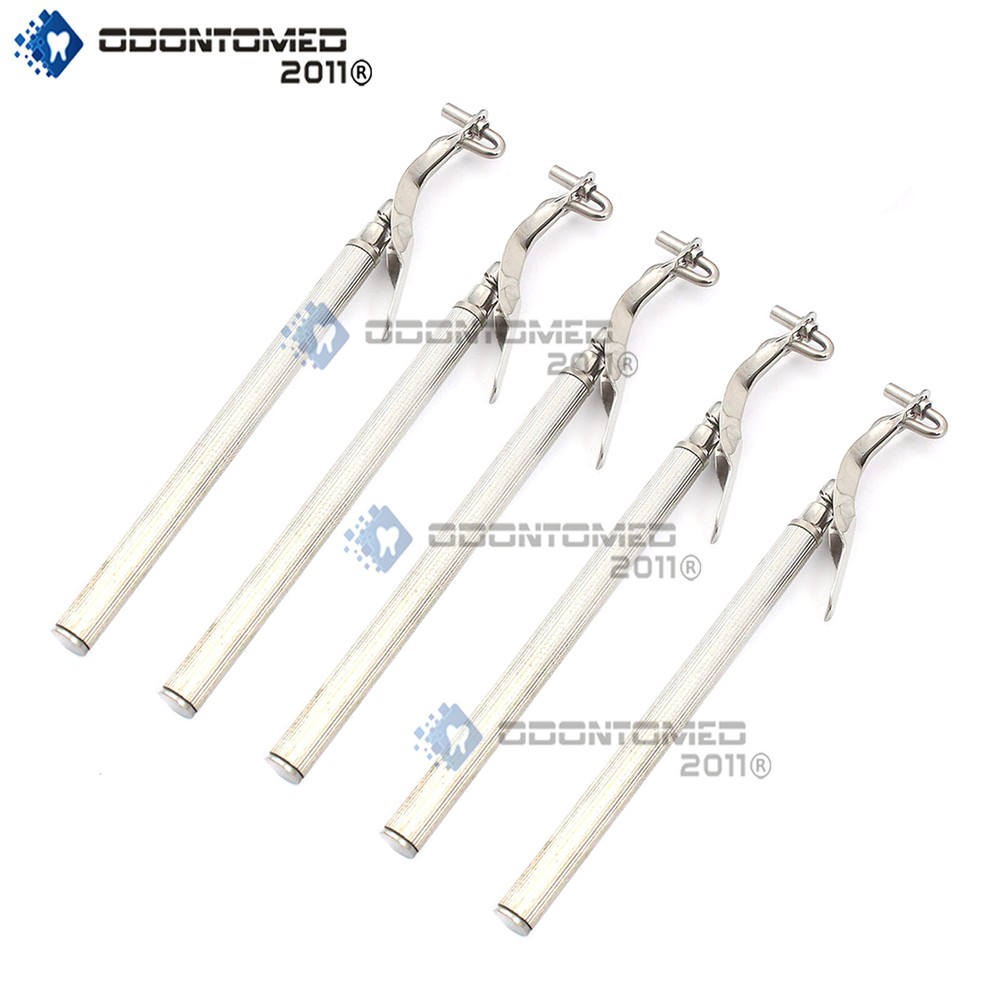 5 Pieces Amalgam Carrier, Large Single End - Dental Instruments